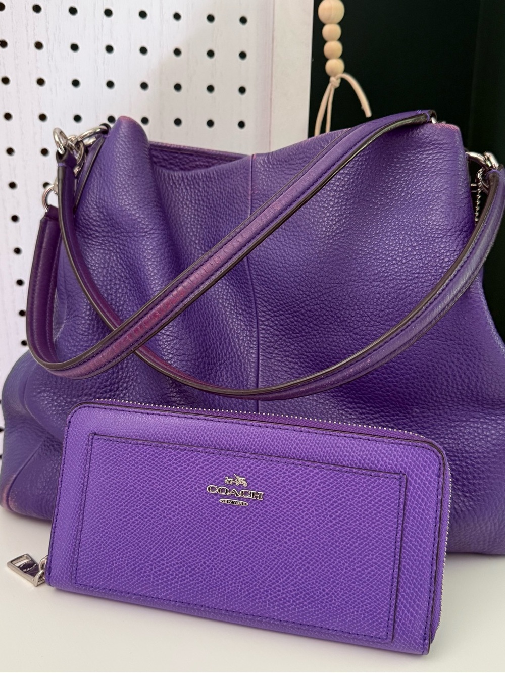 Coach Madison Phoebe Shoulder bag matching wallet